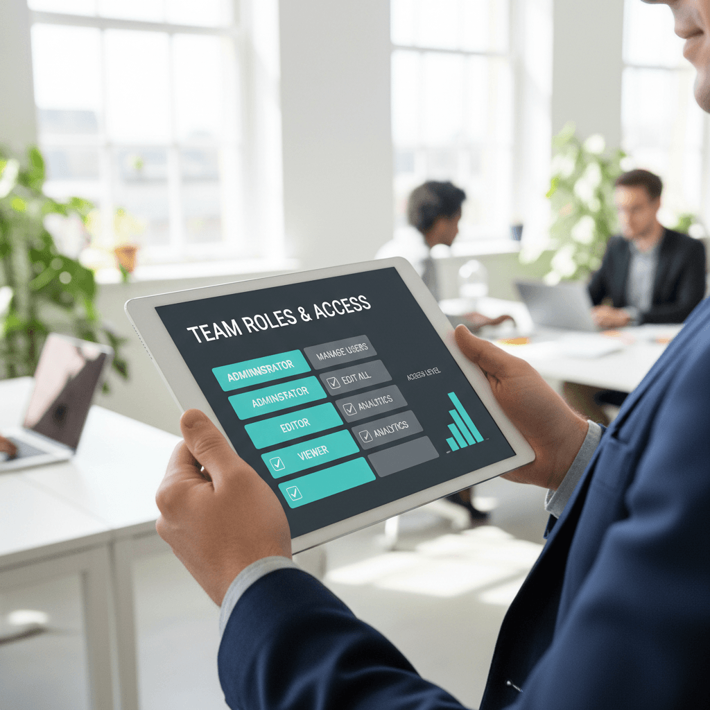 Role-based access control interface