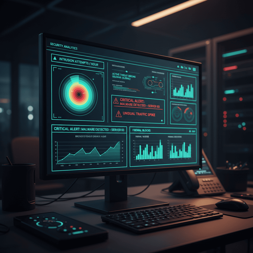 Advanced security analytics dashboard