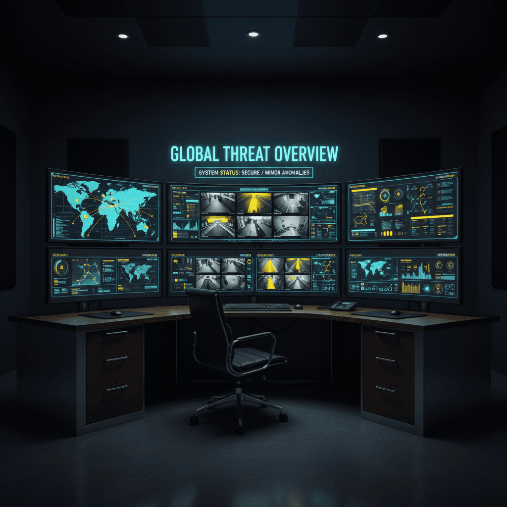 Unified dashboard displaying multiple location management